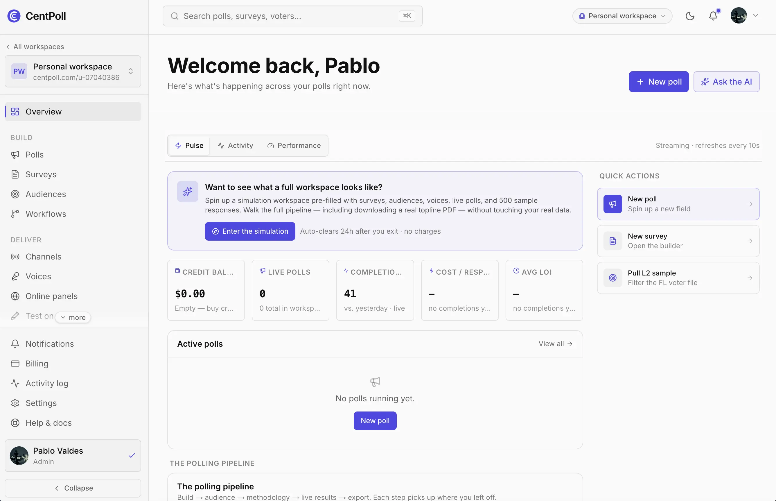 CentPoll preview